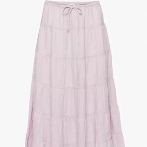 Aritzia | Bouquet linen skirt in cloudy lilac